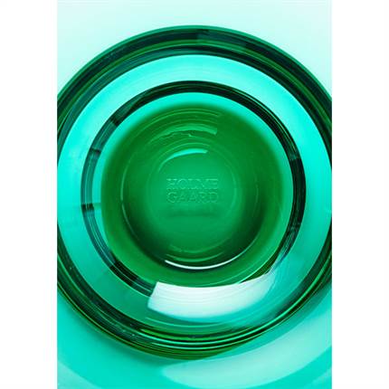 Holmegaard Flow vandglas 35 cl - Emerald green