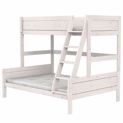 LIFETIME Kidsrooms Familie køjeseng med stige 90/120x200 cm