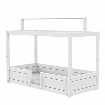 LIFETIME Kidsrooms 4-i-1 børneseng med topkonstruktion 90x200 cm