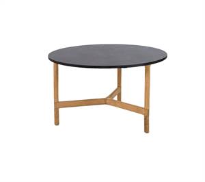 Cane-Line Twist sofabord - Ø70 cm - Teak stel