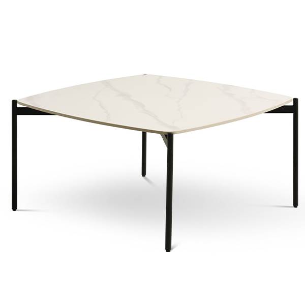 Lexpo living Malta coffee table 80x80 cm - Hvid - 42cm