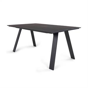 Strandvig havebord - 100 x 165 cm - Sort