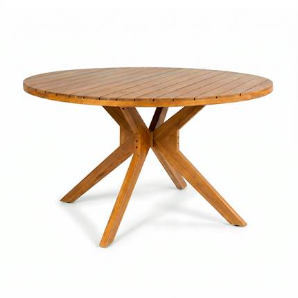 Lyseng rundt havebord