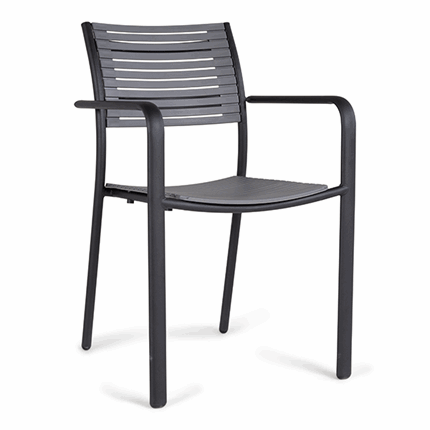 Rosenholm spisebordsstol - sort/sort