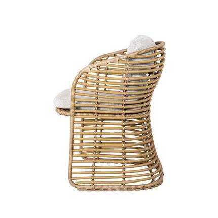 Cane-line Basket havestol - Natural stel med hyndesæt