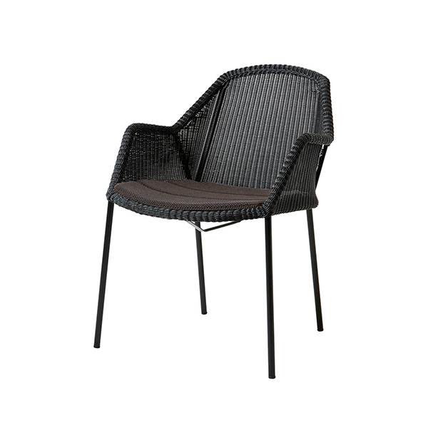 Cane-line Breeze havestol - Sort - Focus dark grey