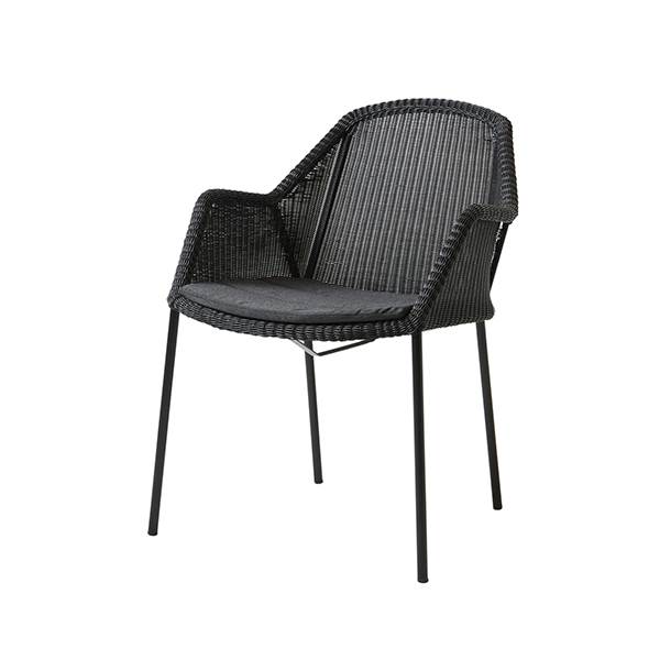 Cane-line Breeze havestol - Sort - Natté black