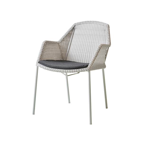 Cane-line Breeze havestol - Hvid - Natté black
