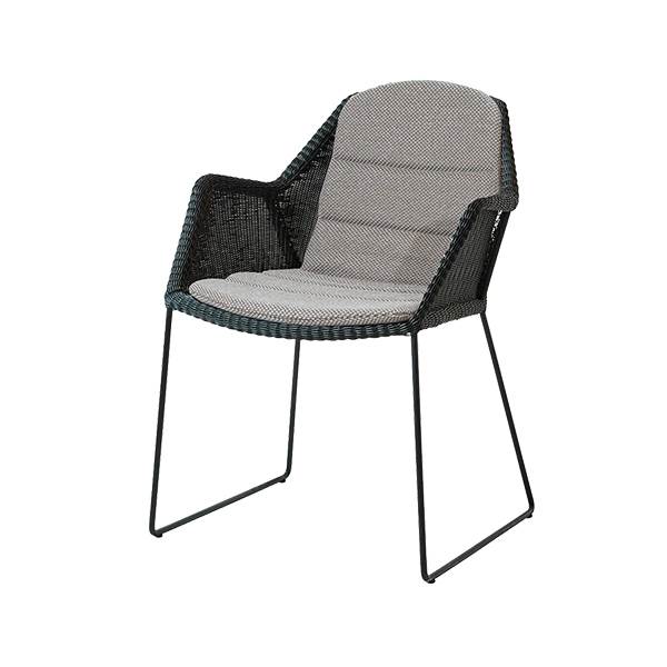Cane-line Breeze havestol - Sort - Focus Light grey : Erling Christensen Møbler