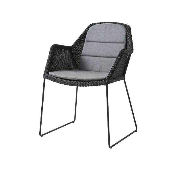 Cane-line Breeze havestol - Sort - Grey : Erling Christensen Møbler