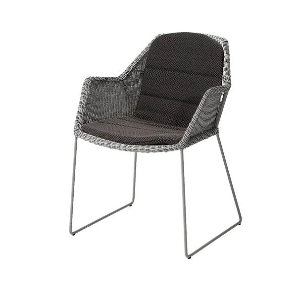 Cane-line Breeze havestol - Taupe - Focus Dark grey : Erling Christensen Møbler