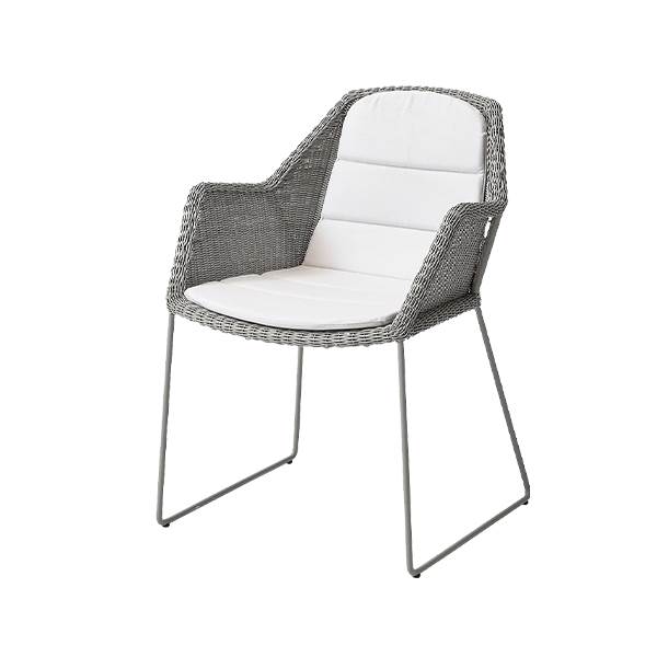 Cane-line Breeze havestol - Taupe - White : Erling Christensen Møbler