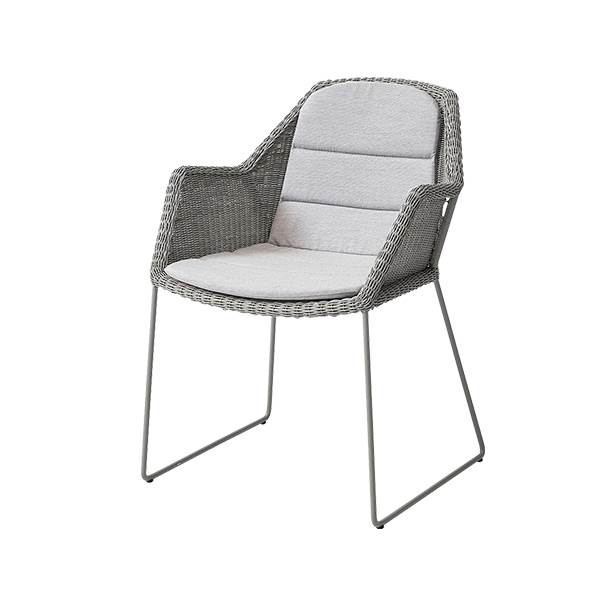 Cane-line Breeze havestol - Taupe - Light grey : Erling Christensen Møbler
