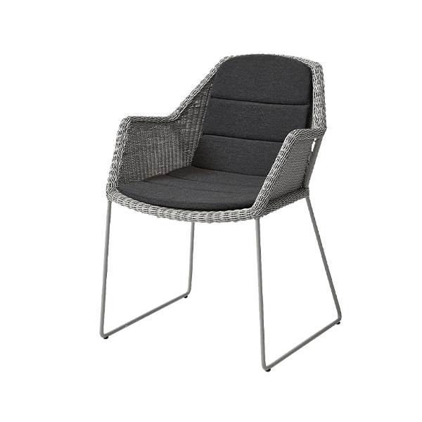 Cane-line Breeze havestol - Taupe - Sort : Erling Christensen Møbler