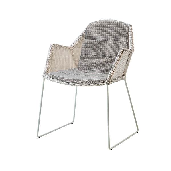 Cane-line Breeze havestol- White - Focus Light grey : Erling Christensen Møbler