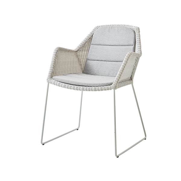 Cane-line Breeze havestol - White - Light grey : Erling Christensen Møbler