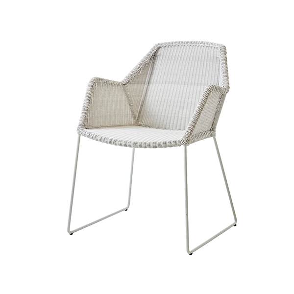 Cane-line Breeze havestol - White - Ingen hynde : Erling Christensen Møbler