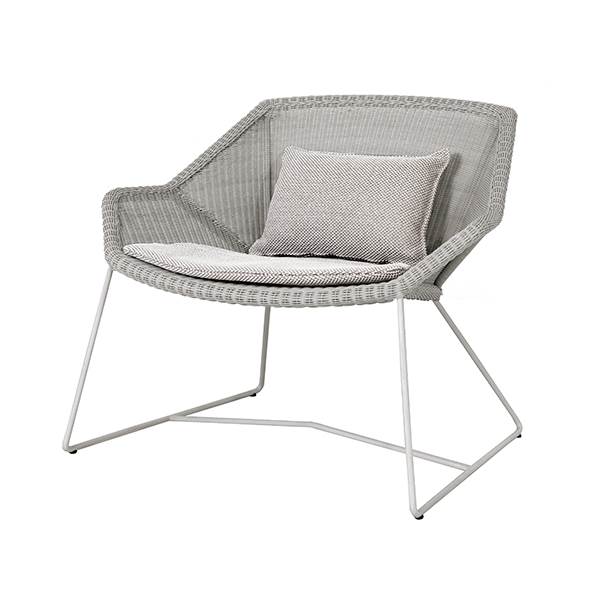 Cane-line Breeze loungestol – Taupe – Focus light grey