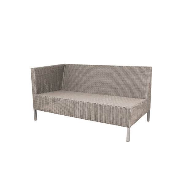 Cane-Line Connect 2-pers. havesofa - taupe, højre modul