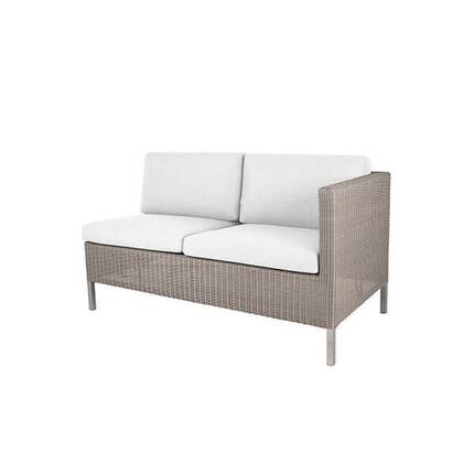 Cane-line Connect 2-pers. sofa - taupe, venstre modul