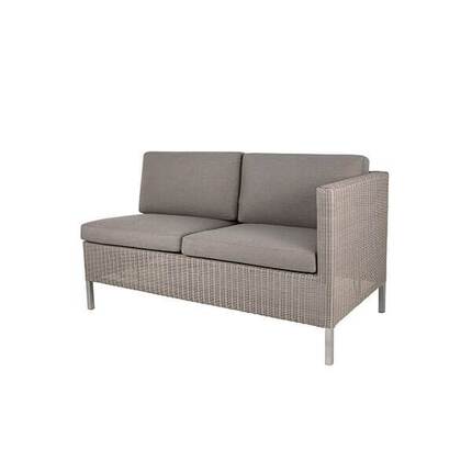 Cane-line Connect 2-pers. sofa - taupe, venstre modul