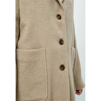 Minus Sally wool coat - Cobblestone