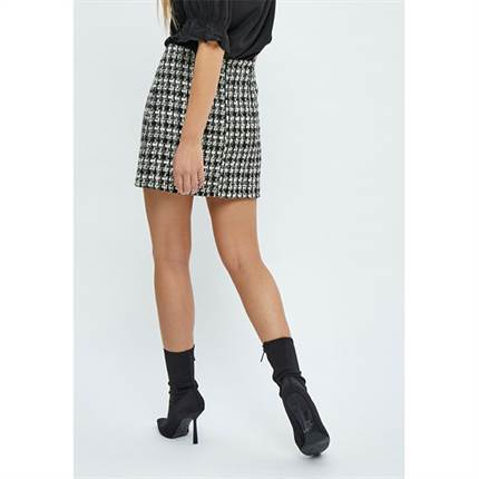 Minus Renete short skirt - Black checked