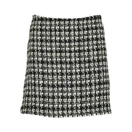 Minus Renete short skirt - Black checked