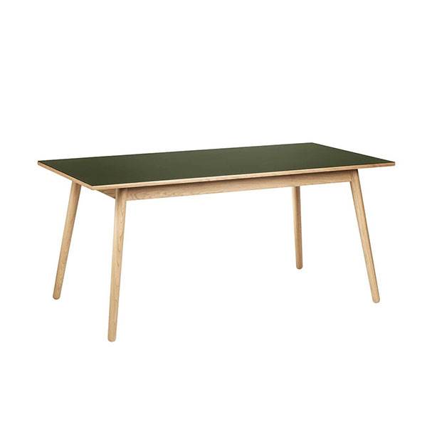 Se FDB Møbler - C35B spisebord i eg/oliven hos Erling Christensen Møbler