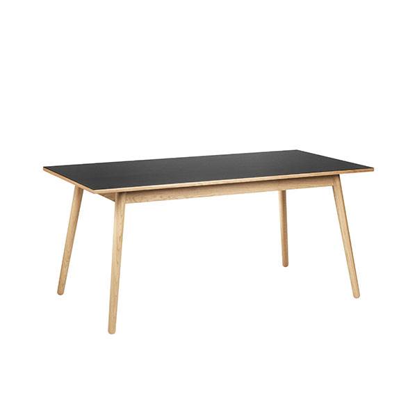 5: FDB Møbler - C35B spisebord i eg/mørkegrå
