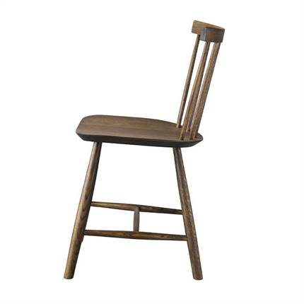 FDB Møbler - J46 spisebordsstol i røgfarvet eg