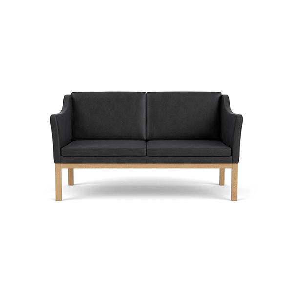FDB Møbler L45 Mogens Koch 2 personer sofa – Sort