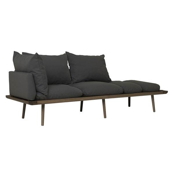 Se Umage Lounge Around 3 seater sofa - Mørk eg - Shadow hos Erling Christensen Møbler