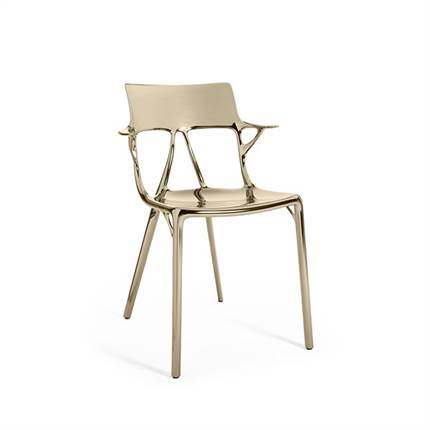 Kartell A.I. spisebordsstol Bronze