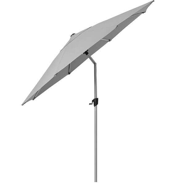 2: Cane-Line Sunshade parasol m/tilt - Ø 300 cm - Light grey