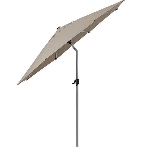 1: Cane-Line Sunshade parasol m/tilt - Ø 300 cm - Taupe