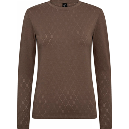 HYPE THE DETAiL bluse, bomuld - Brun