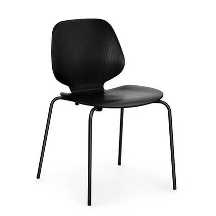 Normann Copenhagen - My Chair stol - Sort/staal