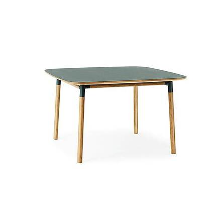 Form spisebord 120x120 cm - Groen