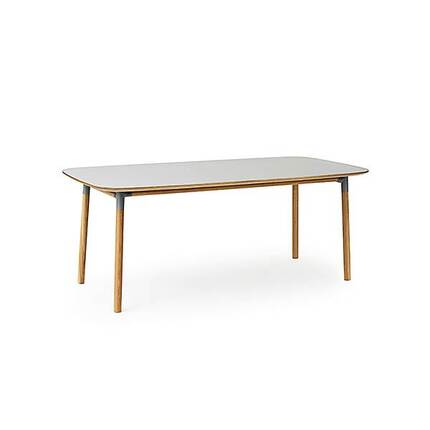 Form spisebord 95x200 cm - Graa