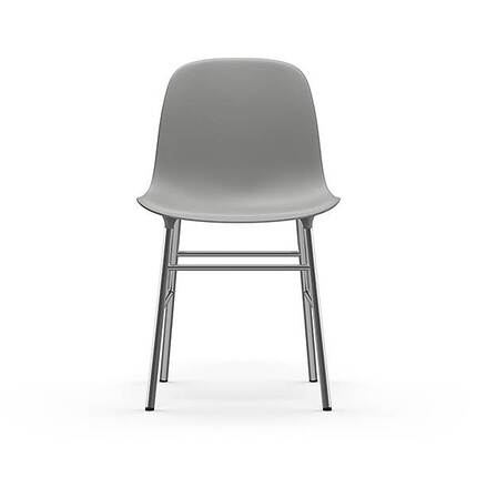 Normann Copenhagen Form chair - Graa/krom