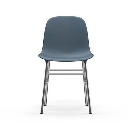 Normann Copenhagen - Form chair - Blaa/krom