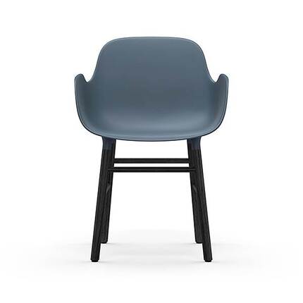 Form armchair - Blaa/sort eg