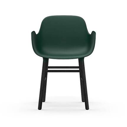 Form armchair - Groen/sort eg