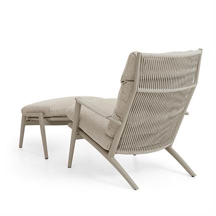 Lexpo Living Silba loungestol og skammel - Bagside