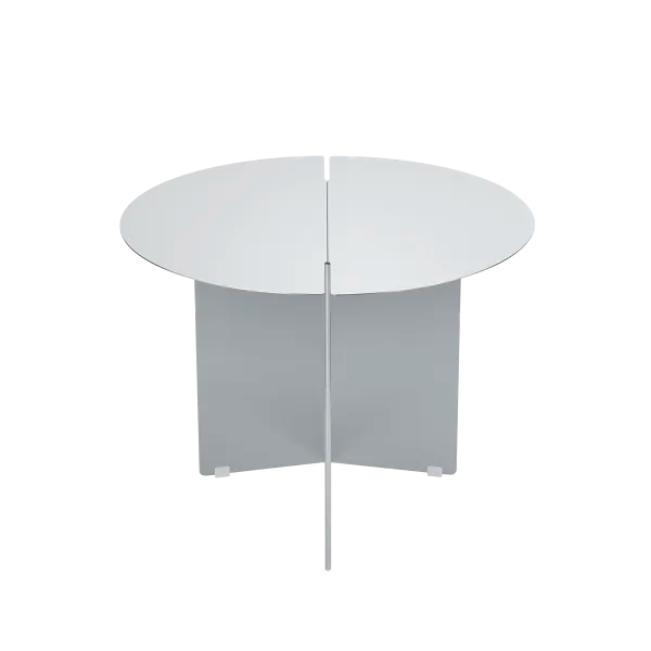 blomus ORU Side Table, Ø 50 cm - Stainless Steel Matt : Erling Christensen Møbler
