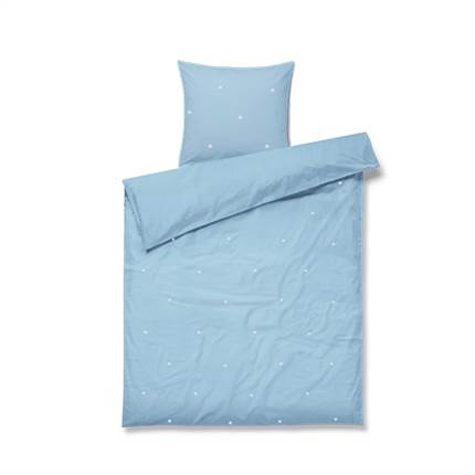Juna Daisy sengetøj junior 100x140 cm - Lys blå