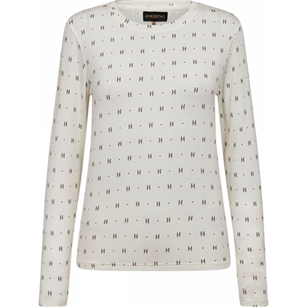 Hype the Detail HTD tee l/s cashmere-blend - White 