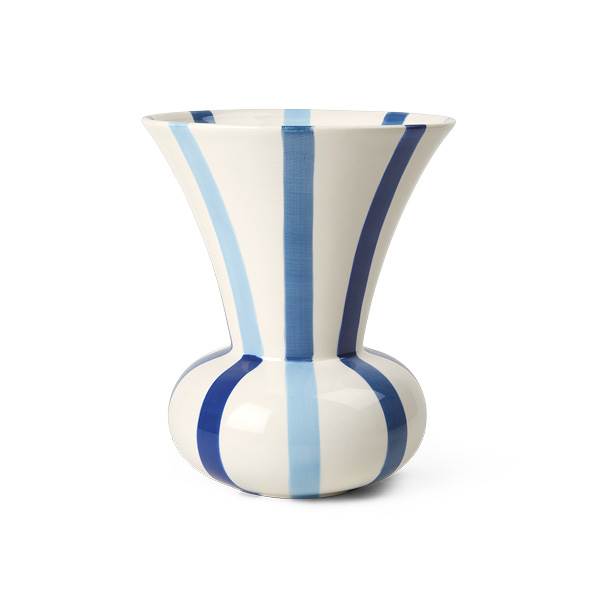 Se Kähler Sinature vase h. 20 cm - Blå hos Erling Christensen Møbler