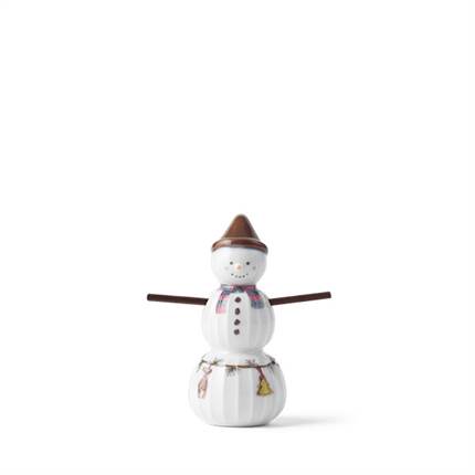 Kähler Hammershøi Christmas Snedreng H9 cm -  Hvid m. deko